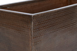 Set de Maceteros Home ESPRIT Dorado Aluminio 100 x 43 x 40 cm