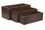 DKD Home Decor Macetero Moderno Dorado 43 x 40 x 100 cm Set de 3