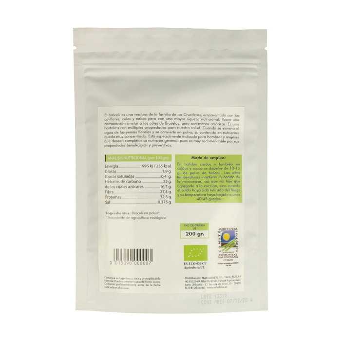 Salud Viva Brócoli en polvo ECO 200g