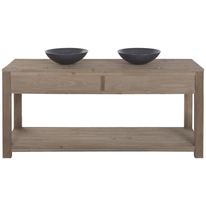 DKD Home Decor Mueble de Baño de Madera Reciclada de Pino 165x50x90 cm