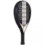 Adidas Paleta de Pádel Drive Negro 3.4 2025, Modelo de Control para Iniciación, Fibra de Vidrio, Forma Redonda, Balance Bajo, Goma EVA Soft, Ref. 204379