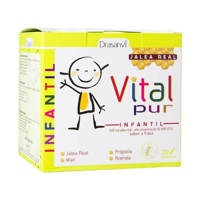 DRASANVI Vitalpur Junior 20 viales sabor fresa