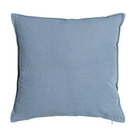 Cojín Azul 85%Algodón-15%Lino Decoración 50 X 50 cm (Set de 2)
