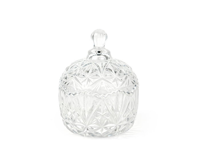 Inde Azucarero Vidrio Diamond La Mediterranea, Cristal, 10,7 cm x 9,1 cm x 10,7 cm (24 Unidades)