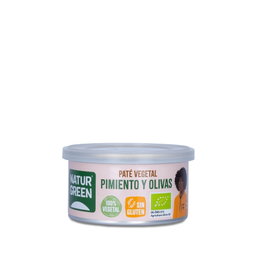 NATURGREEN Paté de Pimiento y Aceitunas Bio 125 g