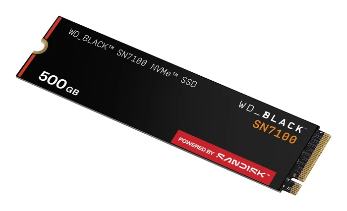 Western Digital WD_BLACK SN7100 500 GB M.2 2280 PCIe Gen4 Western Digital WD_BLACK SN7100 500 GB M.2 2280 PCIe Gen4