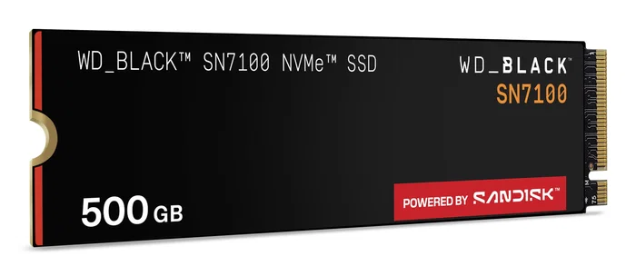 Western Digital WD_BLACK SN7100 500 GB M.2 2280 PCIe Gen4 Western Digital WD_BLACK SN7100 500 GB M.2 2280 PCIe Gen4