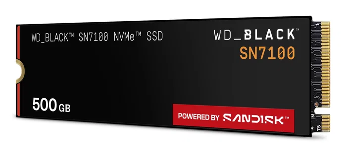 Western Digital WD_BLACK SN7100 500 GB M.2 2280 PCIe Gen4 Western Digital WD_BLACK SN7100 500 GB M.2 2280 PCIe Gen4