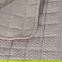 Colcha Beige Poliester Dormitorio 240 X 260 cm