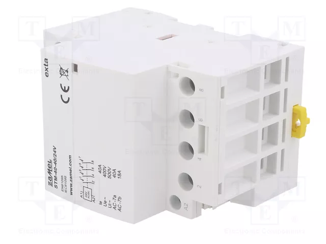 ZAMEL Contactor de instalación STM 4-polar 40A 24VAC/24VDC ZAMEL Contactor de instalación STM 4-polar 40A 24VAC/24VDC