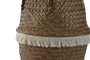 DKD Home Decor Cesta de Fibra FLECOS Natural y Blanco
