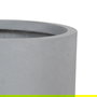 S/3 Maceteros Gris Fibra de Magnesio 36 X 36 X 56 cm