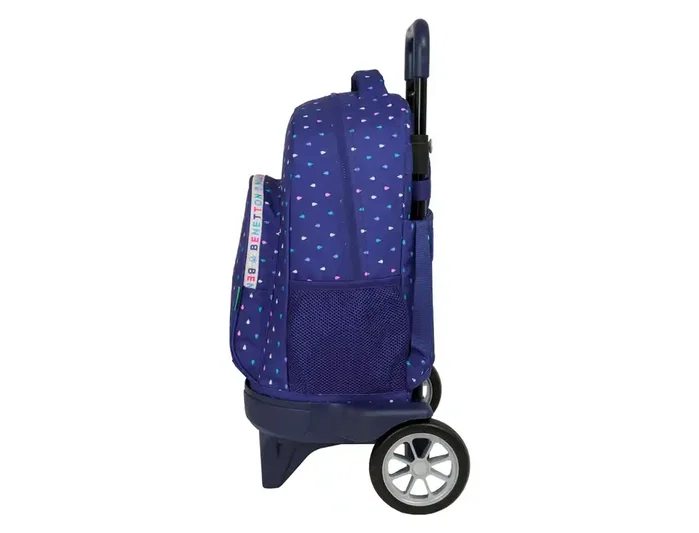 Safta Mochila con Ruedas Compact Evolution Benetton Drop