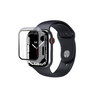 eSTUFF Protector de pantalla Titan Shield 360° cuerpo completo antibacteriano para Apple Watch Series 7/8 41 mm - Transparente