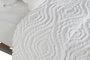 DKD Home Decor Colcha Boho Coord cama 1c24 Blanco Bordado 260 x 180 cm Poliester Relleno 150 gsm
