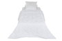 DKD Home Decor Colcha Boho Coord cama 1c24 Blanco Bordado 260 x 180 cm Poliester Relleno 150 gsm