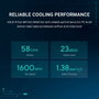 ASUS Prime MR120 Fan ARGB Reverse White Blanco 120mm PWM