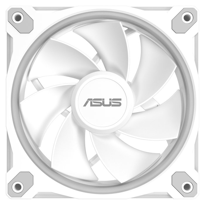 ASUS PRIME MR120 ARGB Reverse Ventilador para PC, 120 mm, PWM, Blanco, 1600 RPM, 58 CFM, Iluminación LED RGB
