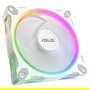 ASUS PRIME MR120 ARGB Reverse Ventilador para PC, 120 mm, PWM, Blanco, 1600 RPM, 58 CFM, Iluminación LED RGB