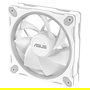 ASUS PRIME MR120 ARGB Reverse Ventilador para PC, 120 mm, PWM, Blanco, 1600 RPM, 58 CFM, Iluminación LED RGB