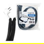 LogiLink KAB0048 Manguera para cables con cremallera, Diámetro 50 mm, Negro, 1m