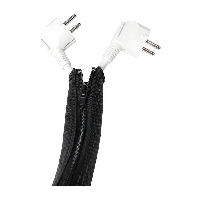 LogiLink KAB0048 Manguera para cables con cremallera, Diámetro 50 mm, Negro, 1m LogiLink KAB0048 Manguera para cables con cremallera, Diámetro 50 mm, Negro, 1m