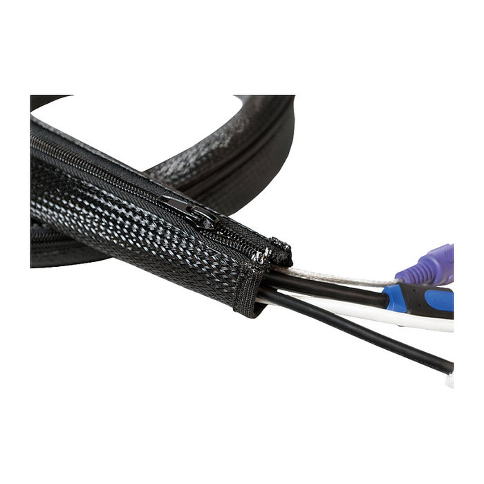 LogiLink KAB0048 Manguera para cables con cremallera, Diámetro 50 mm, Negro, 1m LogiLink KAB0048 Manguera para cables con cremallera, Diámetro 50 mm, Negro, 1m