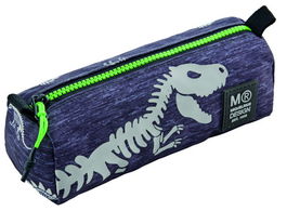 Miquelrius MR19278 Portatodo Redondo Estuche Escolar RPET Poliéster Reciclado Doble Cremallera 205x60x75mm