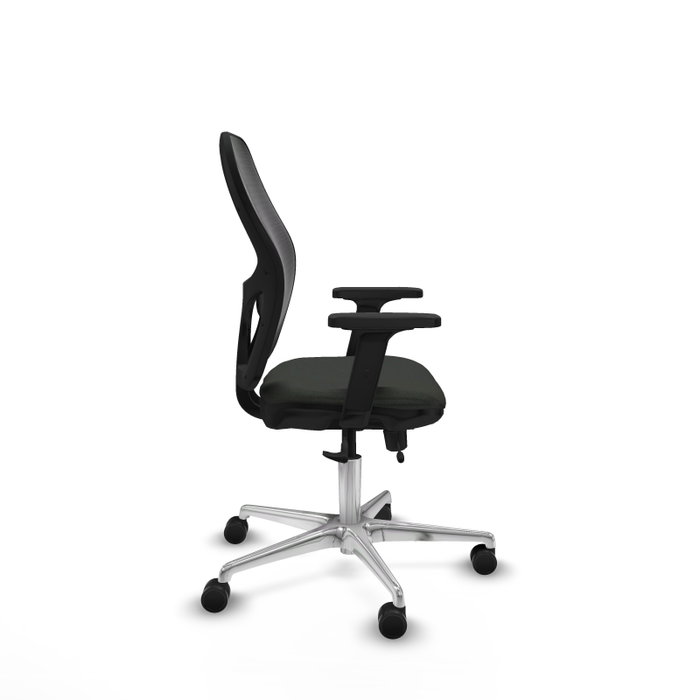 PIQUERAS Y CRESPO Silla de oficina Jorquera con mecanismo Sincro/Traslack, Negro