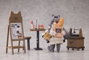 Decorated Life Collection Estatua PVC Tea Time Cats - Cat Town Bakery Staff & Customer Set 12 cm