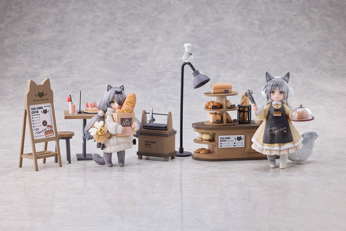 Decorated Life Collection Estatua PVC Tea Time Cats - Cat Town Bakery Staff & Customer Set 12 cm Decorated Life Collection Estatua PVC Tea Time Cats - Cat Town Bakery Staff & Customer Set 12 cm