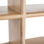 Estantería Natural Madera de Mango Salón 124 X 28 X 200 cm