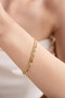 Heliophilia Silver NRZ999110 Pulsera de Plata de Ley 925 con Circón y Baño de Oro, Elegante y Atemporal para Mujer