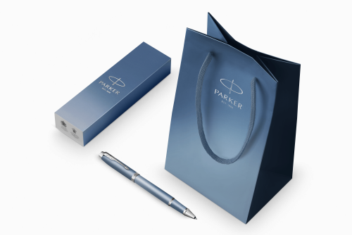 Parker Bolígrafo Roller IM Writing Rituals Azul Degradado Punta Fina Estuche Regalo 2203905