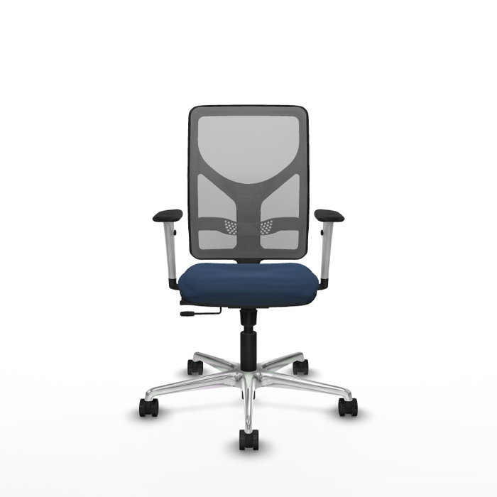 PIQUERAS Y CRESPO Silla de oficina Motilla Sincro/Traslack Azul marino y Gris PIQUERAS Y CRESPO Silla de oficina Motilla Sincro/Traslack Azul marino y Gris