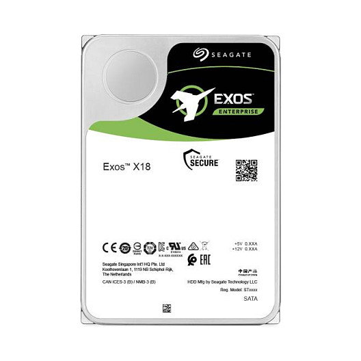 Seagate Exos X18 14TB HDD SAS 7200 RPM 256 MB cache 512e/4Kn 3.5" Enterprise Hard Drive ST14000NM004J Seagate Exos X18 14TB HDD SAS 7200 RPM 256 MB cache 512e/4Kn 3.5" Enterprise Hard Drive ST14000NM004J