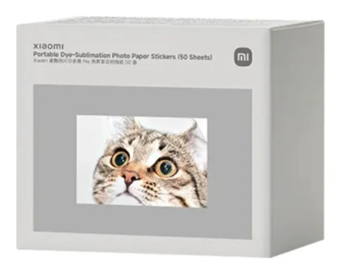 Xiaomi Papel Fotográfico para Sublimación con Pegatinas (50 Hojas)