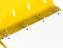 Liderpapel Carpeta con recambio A4, 4 anillas 25mm, 100 hojas 80g, cuadro 5mm, polipropileno, color amarillo