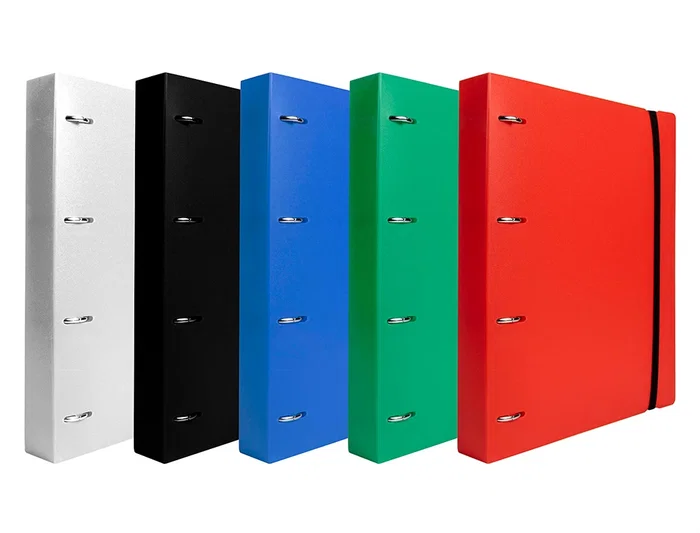 Liderpapel Carpeta con recambio A4, 4 anillas 25mm, 100 hojas 80g, cuadro 5mm, polipropileno, color amarillo Liderpapel Carpeta con recambio A4, 4 anillas 25mm, 100 hojas 80g, cuadro 5mm, polipropileno, color amarillo