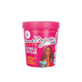 Lola From Rio Milagre Creme De Pentear 450G - Crema de Peinar con Karité, Coco y Cítricos para Cabello Hidratado, Brillante y Fácil de Desenredar