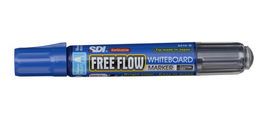 Marcador Pizarra Free Flow Recargable Conico Azul (Set de 12)
