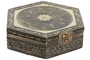 DKD Home Decor Joyero Indio Champan Natural Aluminio 18 x 5 x 18 cm