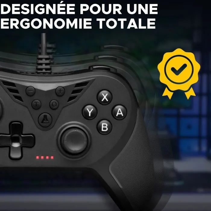 The G-Lab K-Pad Helium Controlador Gamer con Cable Negro The G-Lab K-Pad Helium Controlador Gamer con Cable Negro