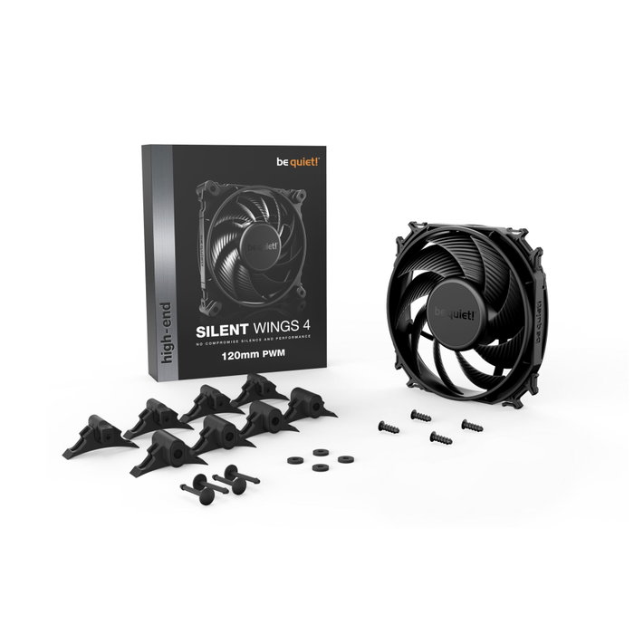 be quiet! SILENT WINGS 4 120mm PWM Negro be quiet! SILENT WINGS 4 120mm PWM Negro