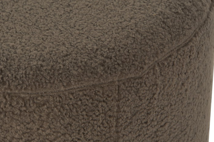 DKD Home Decor Reposapiés Estilo Scandi Marrón y Negro (2 Unidades) 41 x 46 x 41 cm