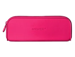 Antartik Estuche portatodo Prisma silicona soft rosa fucsia