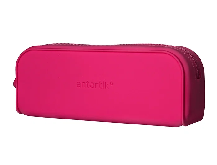 Antartik Estuche portatodo Prisma silicona soft rosa fucsia