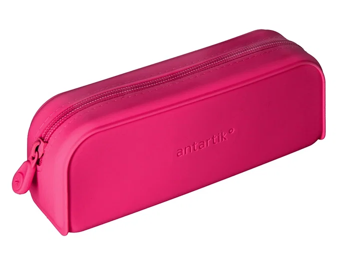 Antartik Estuche portatodo Prisma silicona soft rosa fucsia