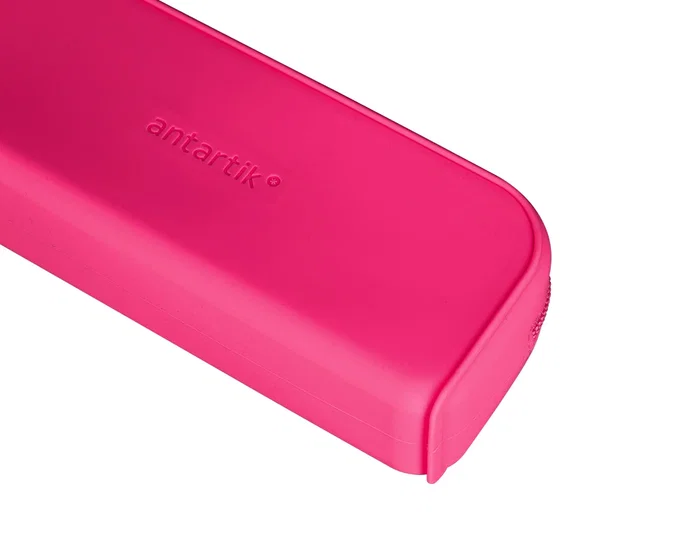 Antartik Estuche portatodo Prisma silicona soft rosa fucsia