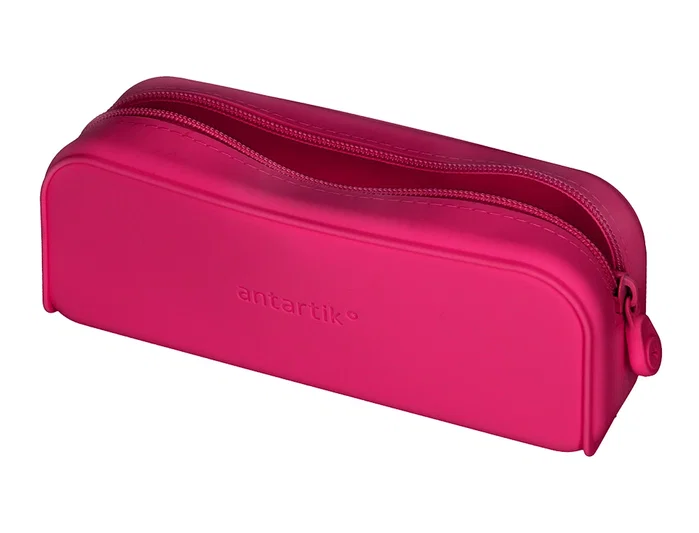 Antartik Estuche portatodo Prisma silicona soft rosa fucsia